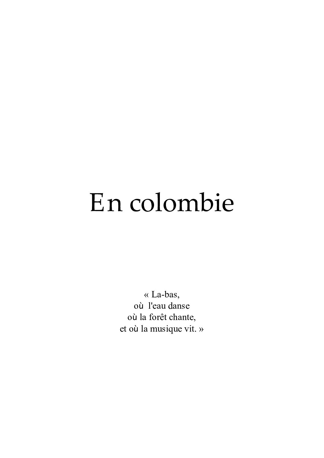 En colombie