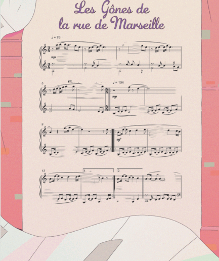 Les Gones De La Rue De Marseille (version sans illustrations et avec notation des doigtés)