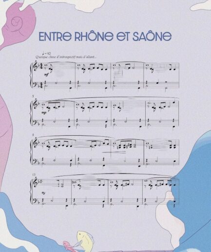 Entre Rhône & Saône (version sans illustrations et avec notation des doigtés)